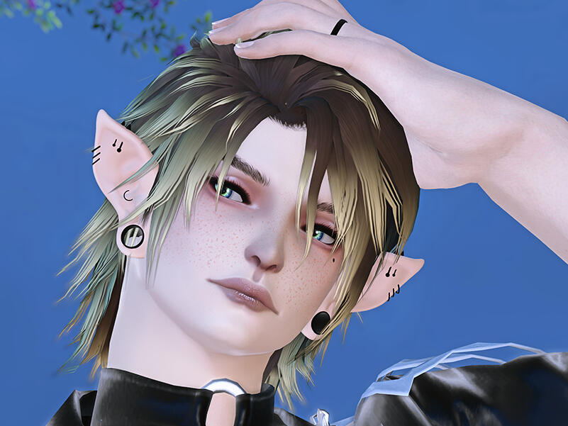 crono's shadow edit & freckles on make up