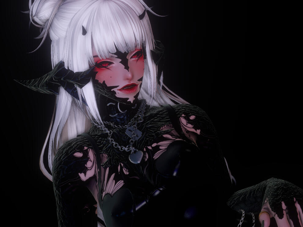 viera sculpt to aura with dragoborn scales added